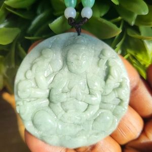 XL Certified Jadeite Necklaces / Icy Green Jade / Natural healing